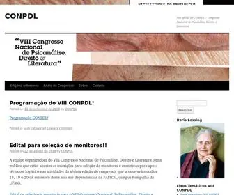 Conpdl.com.br(Site oficial do CONPDL) Screenshot