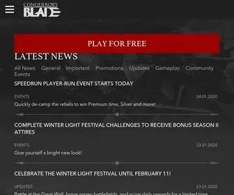 Conqblade.com(Conqueror's Blade) Screenshot