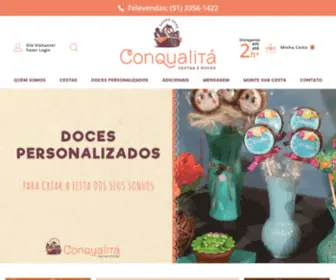 Conqualita.com.br(Conqualitá Cestas e Presentes) Screenshot