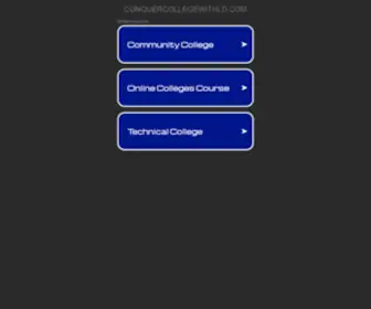 Conquercollegewithld.com(Conquercollegewithld) Screenshot