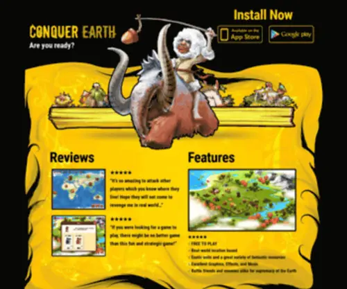 Conquerearth.com(Conquer Earth) Screenshot