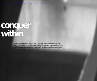 Conquerfitness365.com(Conquer Fitness) Screenshot