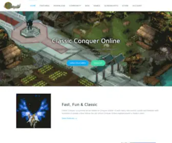 Conquergods.com(Conquergods) Screenshot