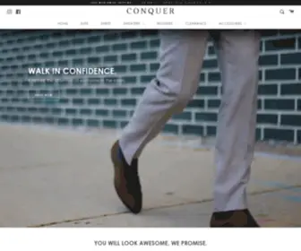 Conquermenswear.com(Conquer Menswear) Screenshot