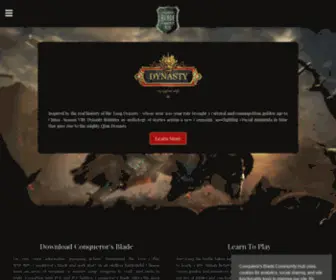 Conquerorsbladehub.com(Conqueror's Blade Community Hub) Screenshot