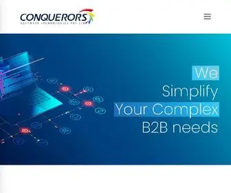 Conquerorstech.net(Custom Software Development Company in Hyderabad) Screenshot