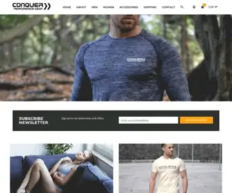 Conquerperformancewear.nl(Conquerperformancewear) Screenshot