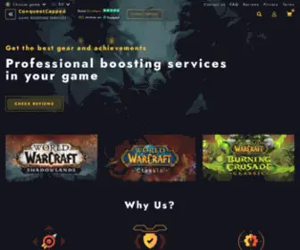 Conquestcapped.com(Buy world of warcraft boosting services eu) Screenshot