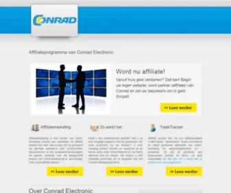 Conrad-Affiliate.nl(Conrad Affiliate) Screenshot