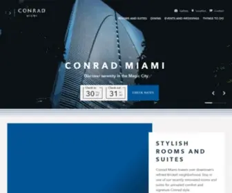 Conradmiami.com(Conrad Miami) Screenshot