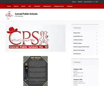 Conradschools.org(Conrad Public Schools) Screenshot