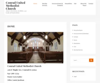 Conradumc.org(Jesus is the Center) Screenshot