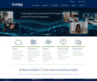 Conres.com(Future-Ready IT Solutions and Services VAR) Screenshot