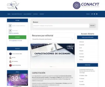 Conricyt.mx(Académicos) Screenshot