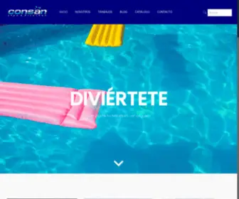 Consanpiscinas.com(Consan Piscinas) Screenshot