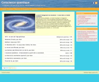 Consciencequantique.com(Conscience quantique) Screenshot