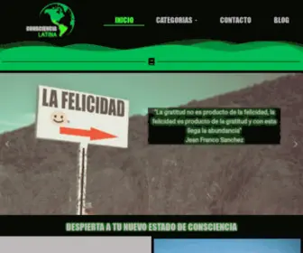 Consciencialatina.com(Inicio Consciencia Latina) Screenshot