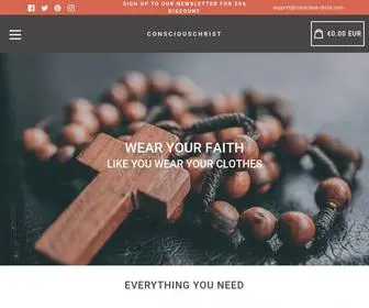 Conscious-Christ.com(Create an Ecommerce Website and Sell Online) Screenshot