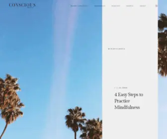 Consciousavenue.com.au(The Home Of Conscious Living) Screenshot