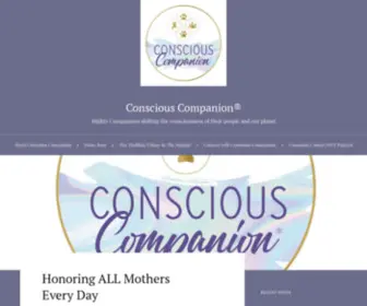 Consciouscompanion2012.com(Conscious Companion®) Screenshot