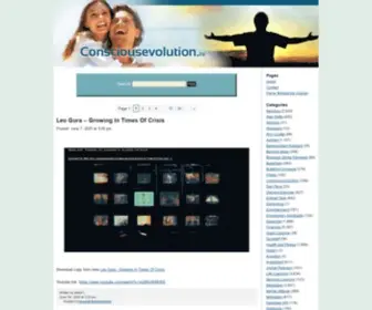 Consciousevolution.tv(Conscious Evolution TV) Screenshot