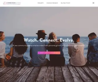 Consciousgood.com(Elevating Entertainment) Screenshot