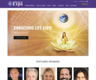Consciouslifeexpo.com(Conscious Life Expo 2024) Screenshot