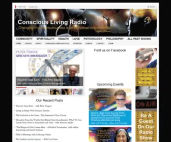 Consciouslivingradio.org(Conscious living Radio) Screenshot
