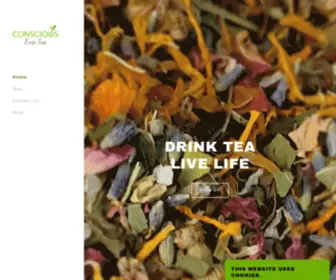 Consciouslooseteas.com(Conscious Loose Teas) Screenshot