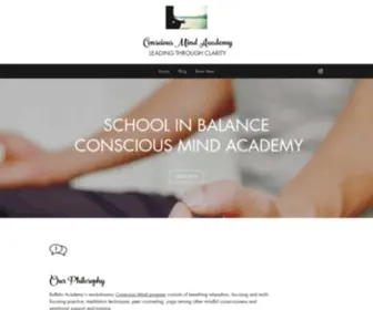 Consciousmindacademy.com(Home Page of Conscious Mind Academy) Screenshot