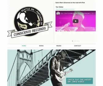 Consciousrecords.com(Conscious Records) Screenshot