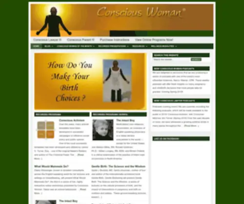 Consciouswoman.org(Conscious Woma) Screenshot