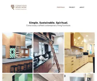 Consciouswoodwork.com(Conscious Wood Work) Screenshot
