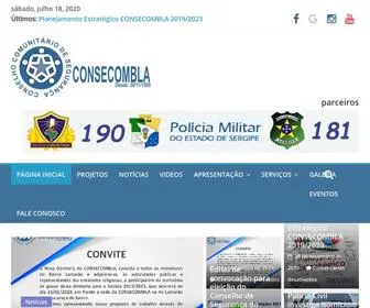 Consecombla.com.br(Conselho de Segurança do Bairro Lamarão e Adjacência) Screenshot