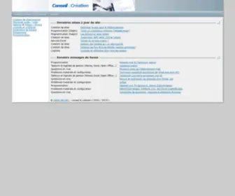 Conseil-Creation.com(Conseil Creation) Screenshot