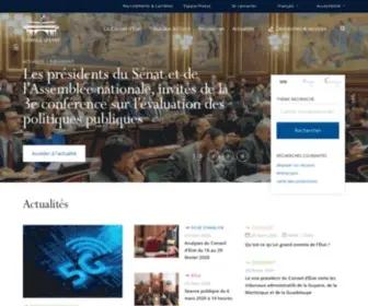 Conseil-Etat.fr(Conseil d'État) Screenshot