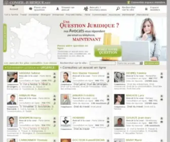 Conseil-Juridique.net(Consulter un avocat en ligne) Screenshot