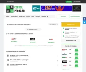 Conseil-Prono.fr(Analyse, conseil et pronostic en pari sportif) Screenshot