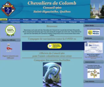 Conseil960.org(Chevaliers de Colomb) Screenshot