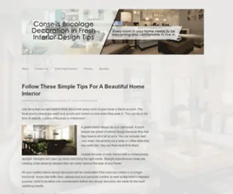 Conseils-Bricolage-Decoration.com(Every room in your home needs to be welcoming and comfortable to live in) Screenshot