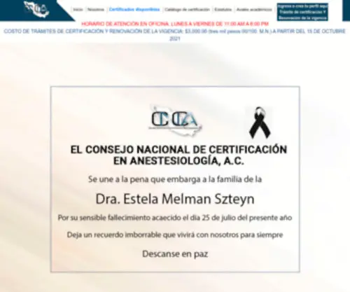 Consejoanestesia.org(Consejoanestesia) Screenshot
