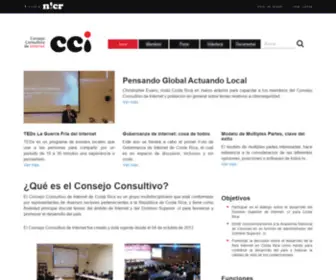 Consejoconsultivo.cr(Consejo Consultivo de Internet) Screenshot