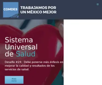 Consejomexicano.com(Consejo Mexicano para el Desarrollo Economico y Social) Screenshot