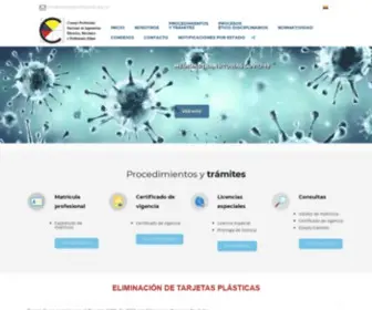 Consejoprofesional.org.co(Consejo Profesional Nacional) Screenshot