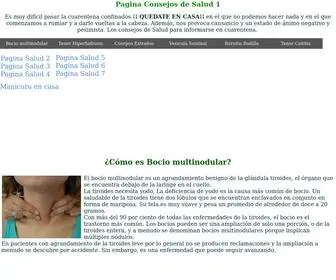 Consejosalud.es(Informacion sobre CONSEJOS DE SALUD) Screenshot