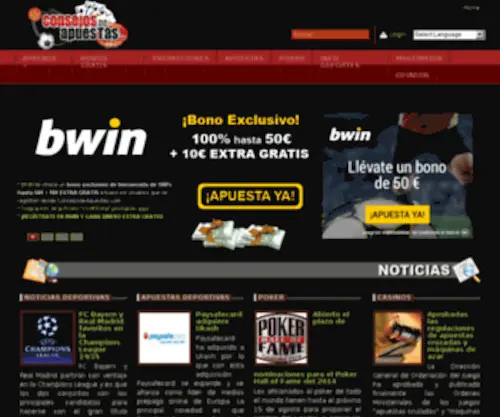 Consejosdeapuestas.com(Bonos) Screenshot