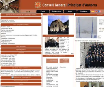 Consell.ad(Consell General Principat d'Andorra) Screenshot