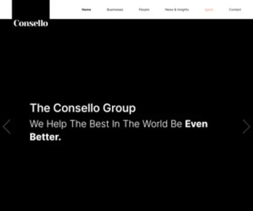 Consello.com(Consello Group) Screenshot