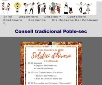 Conselltradicionalpoblesec.cat(Sobre el consell) Screenshot