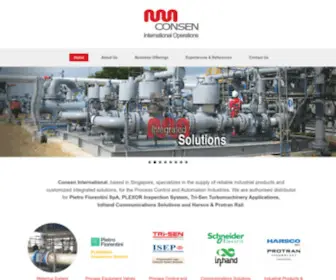 Consen.com.sg(Consen Automation International Operations) Screenshot